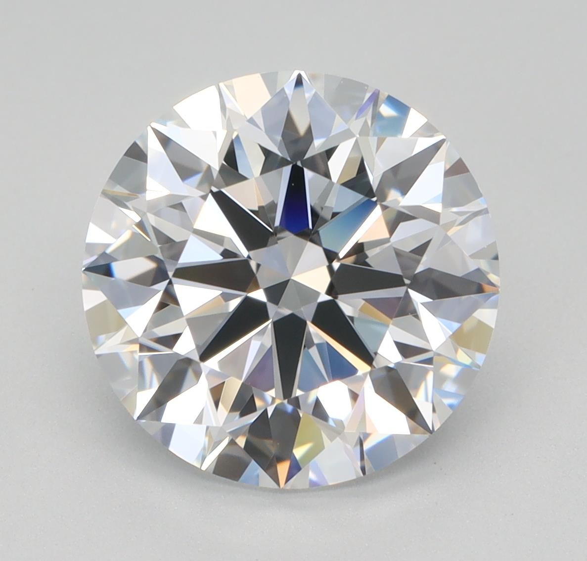 3.15ct Round D VVS1 Lab-Grown Diamond