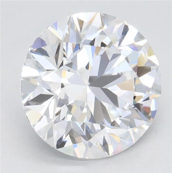 2.92ct Round D VVS1 Lab-Grown Diamond