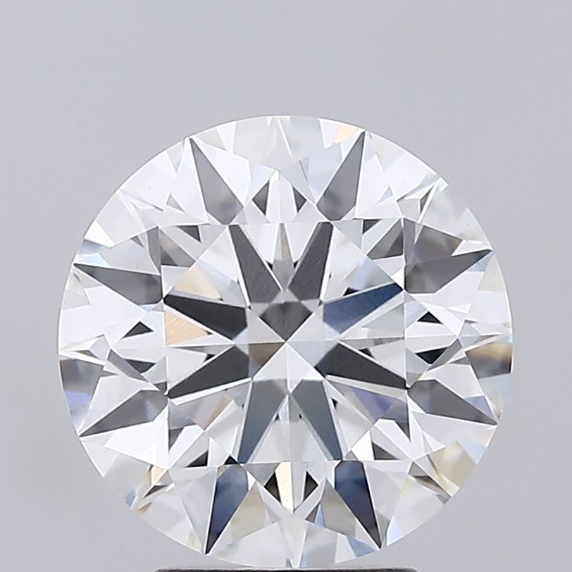 3.7ct Round F VVS2 Lab-Grown Diamond