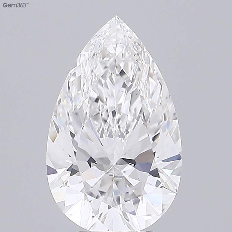 3.92ct Pear E VS1 Lab-Grown Diamond