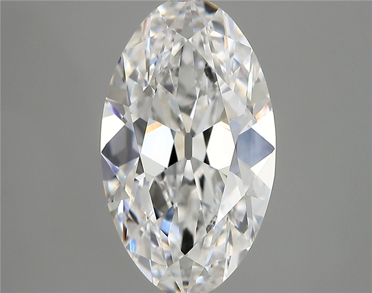 2.69ct Moval D VVS2 Lab-Grown Diamond