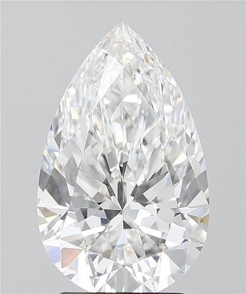 3.08ct Pear F VS1 Lab-Grown Diamond