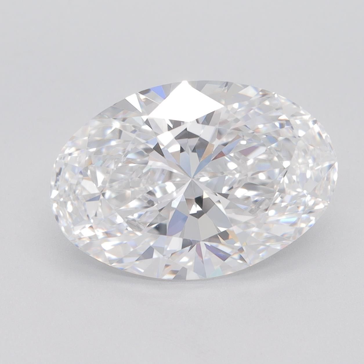 4.08ct Oval D IF Lab-Grown Diamond