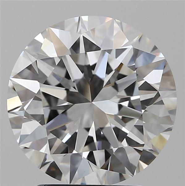 2.5ct Round F VVS2 Lab-Grown Diamond