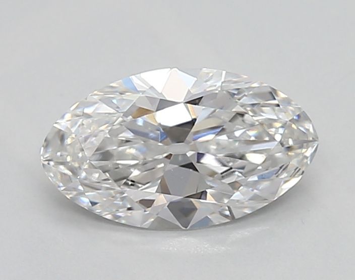 0.86ct Moval D VVS1 Lab-Grown Diamond