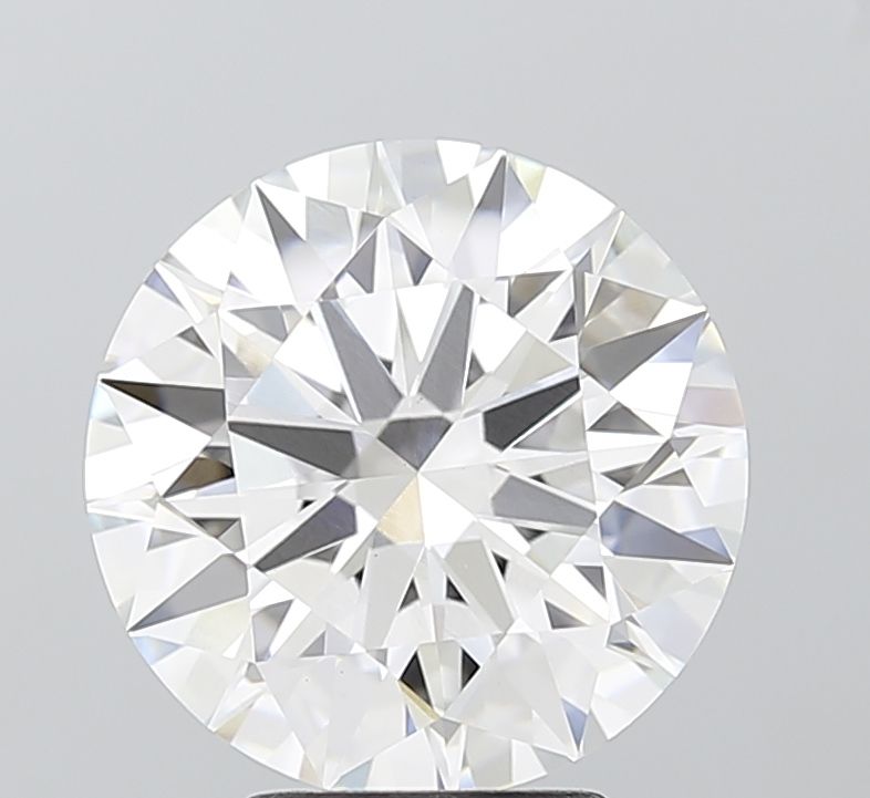 4.06ct Round F VVS2 Lab-Grown Diamond