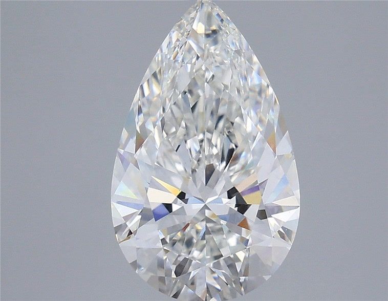 3.55ct Pear F VVS2 Lab-Grown Diamond
