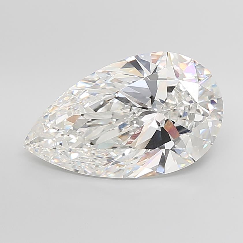 10.08 Carat PEAR Shape F Colour VVS2 Clarity  Cut - White Lab Diamond - 580161