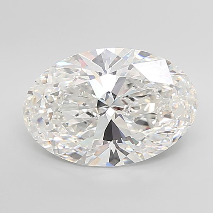 7.04ct Oval F VVS2 Lab-Grown Diamond