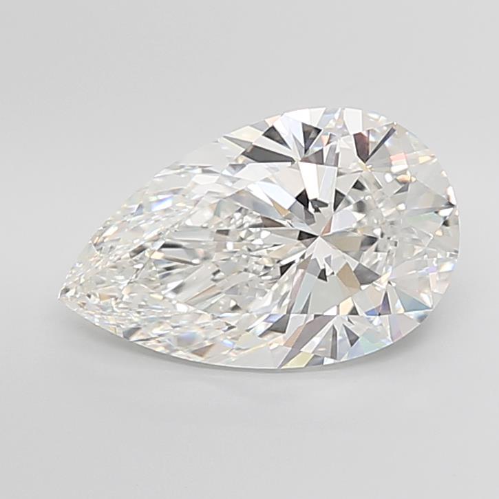 7.04ct Pear F VVS2 Lab-Grown Diamond