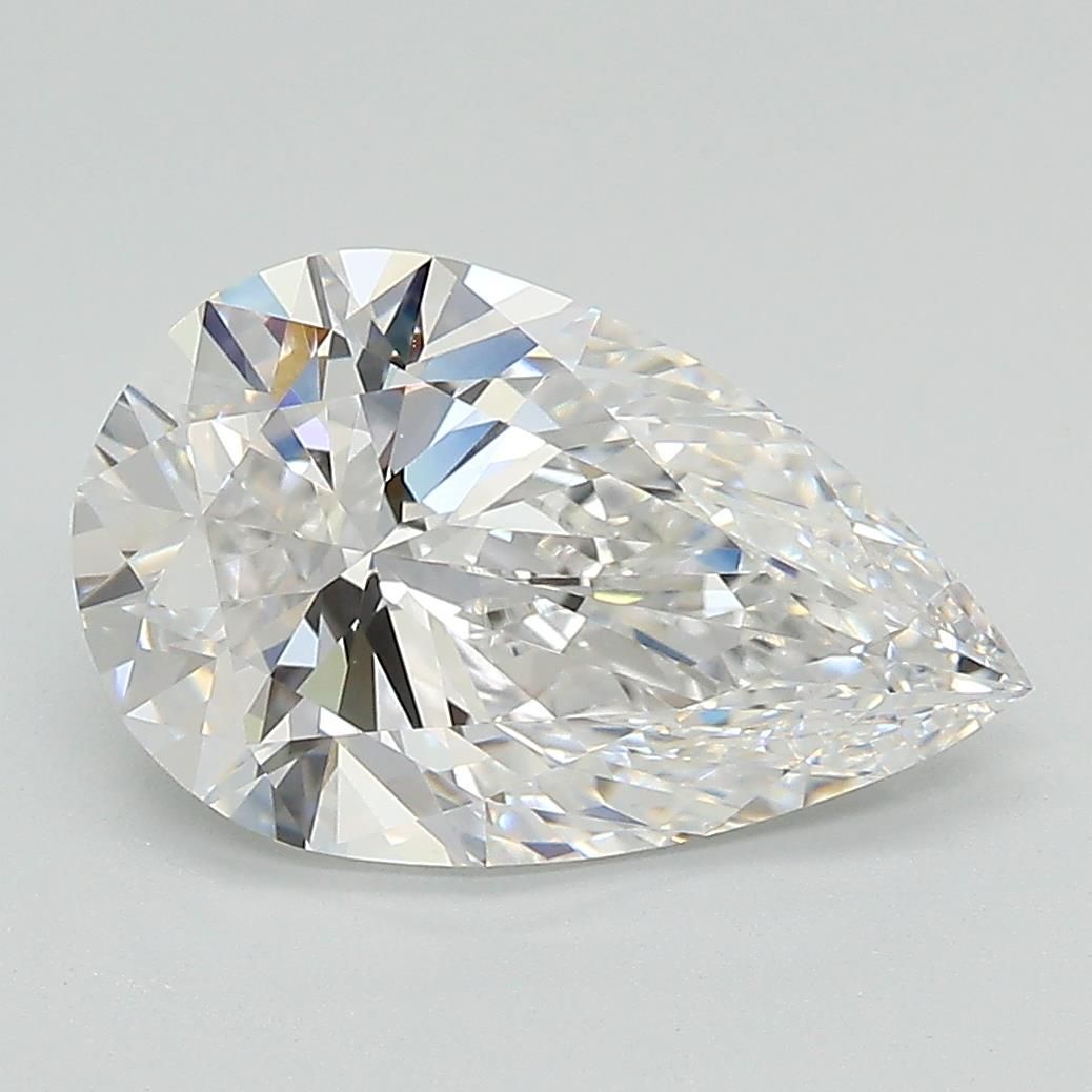 3.06ct Pear E VVS2 Lab-Grown Diamond