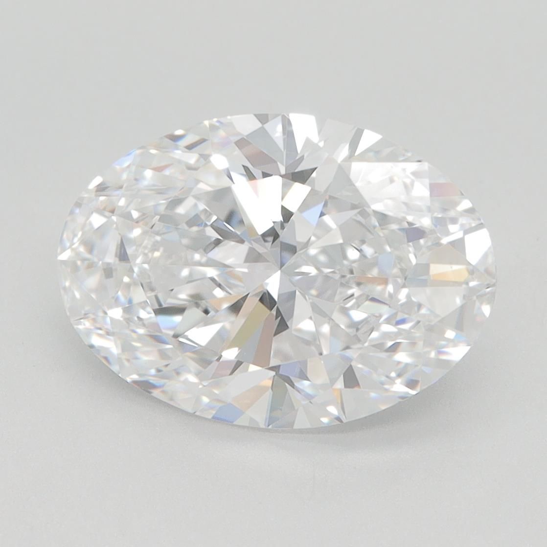 3.43ct Oval D VVS1 Lab-Grown Diamond