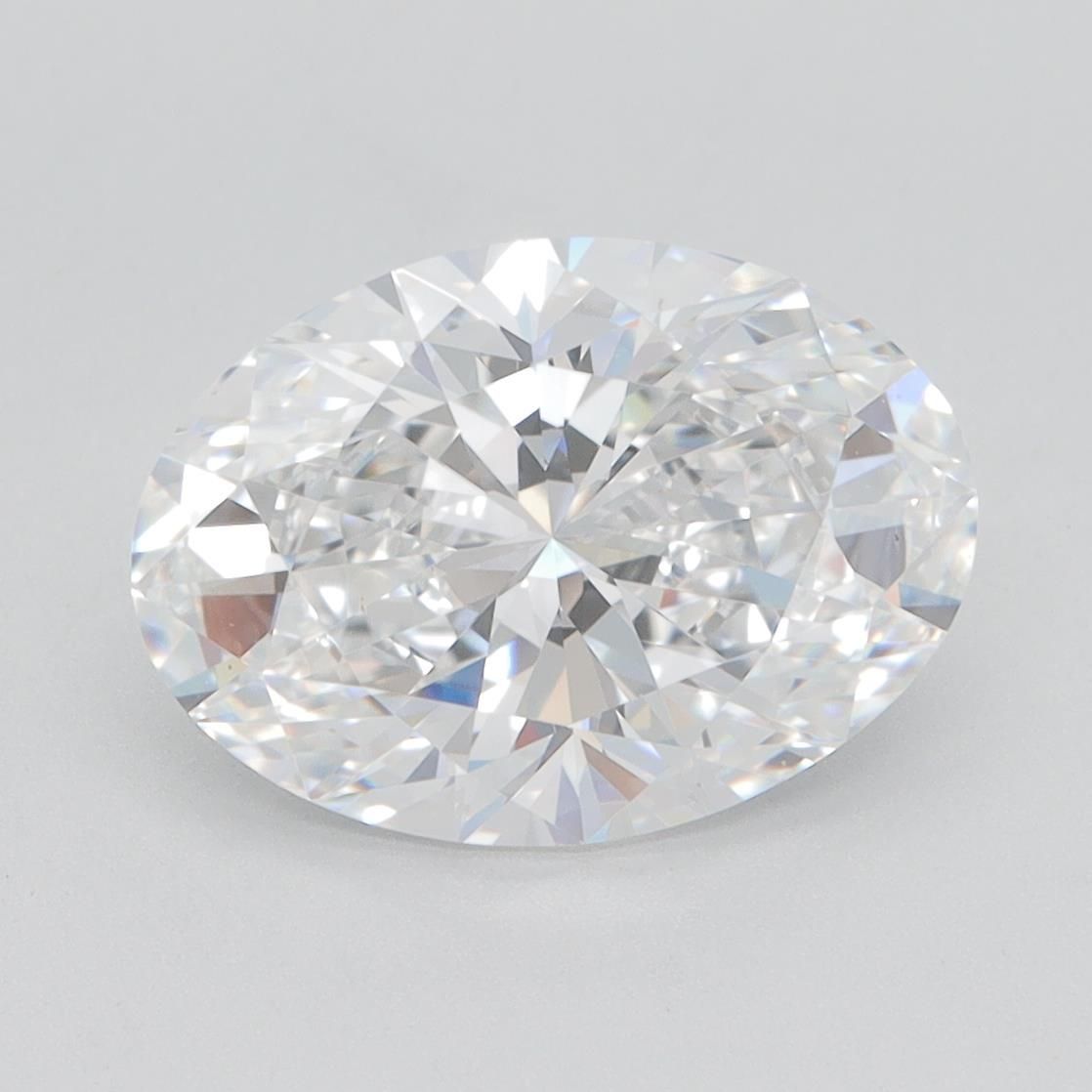 3.04ct Oval D VVS2 Lab-Grown Diamond