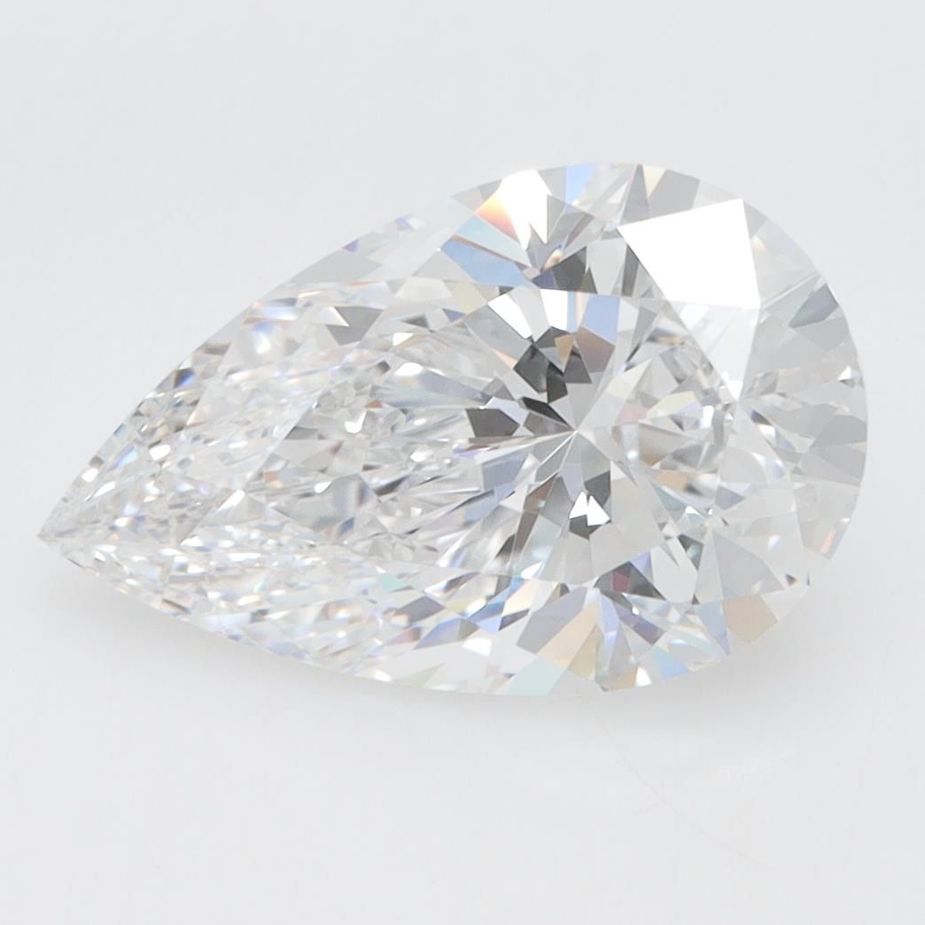 3.06ct Pear D VVS2 Lab-Grown Diamond