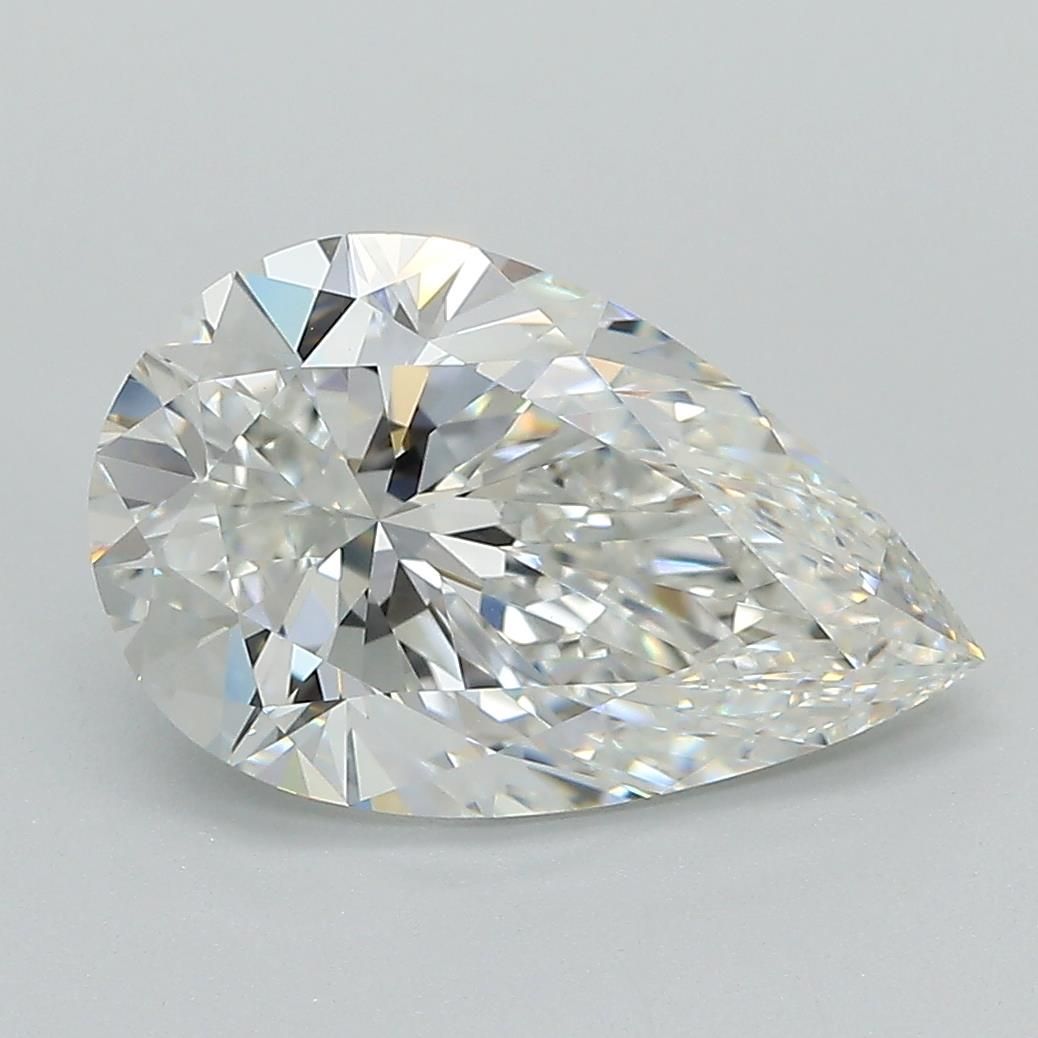 3.08ct Pear F VVS1 Lab-Grown Diamond