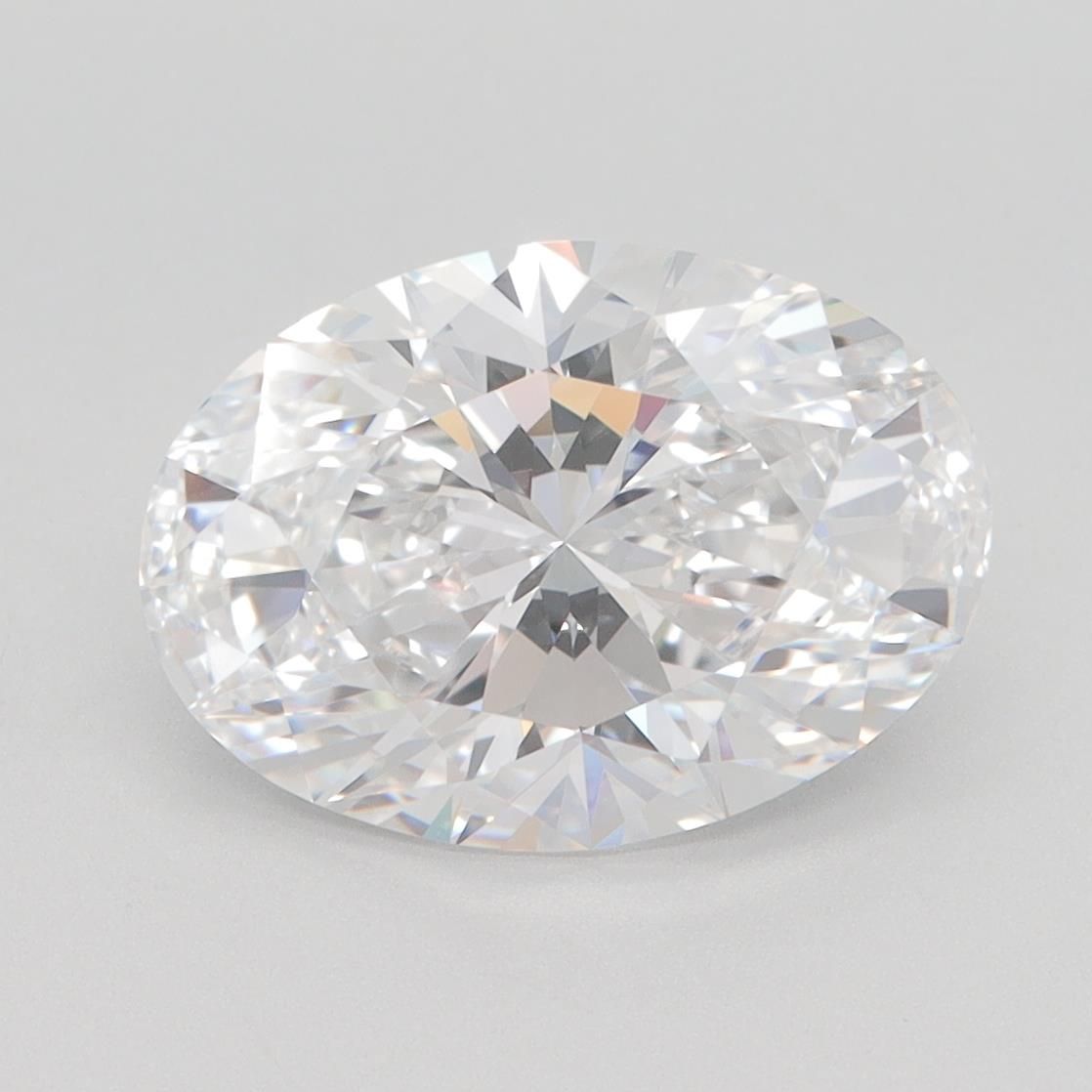 3.06ct Oval D VVS2 Lab-Grown Diamond