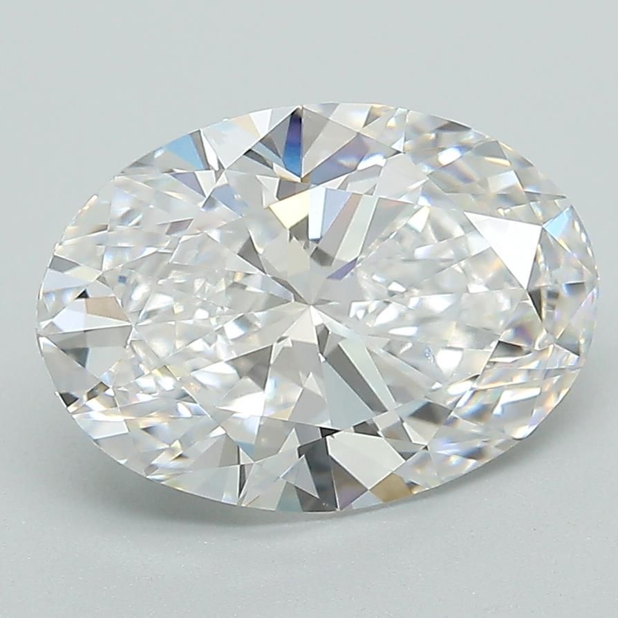 3.09ct Oval D VVS2 Lab-Grown Diamond