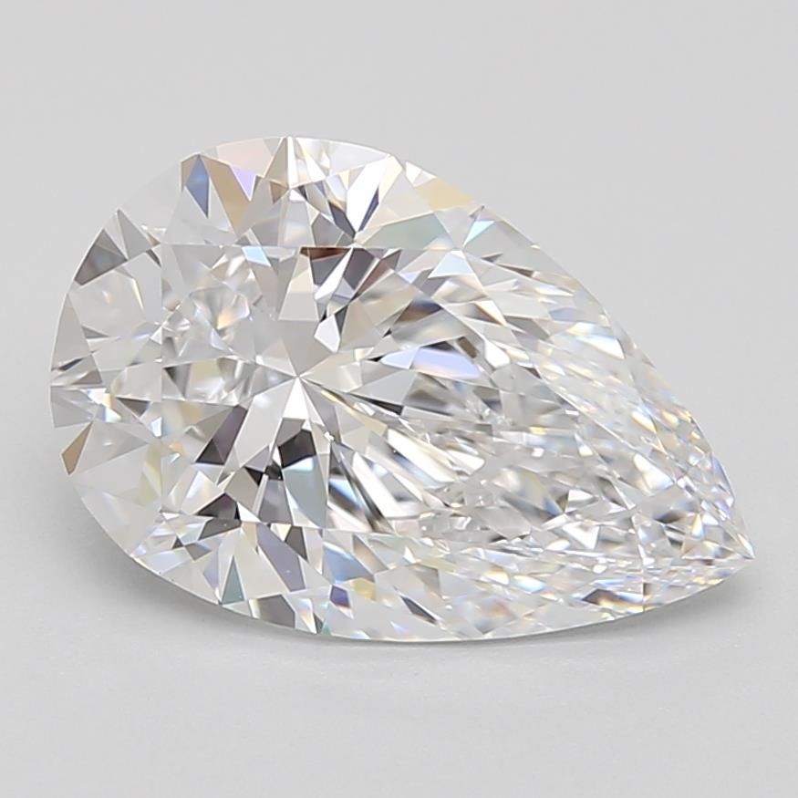 2.93ct Pear D IF Lab-Grown Diamond