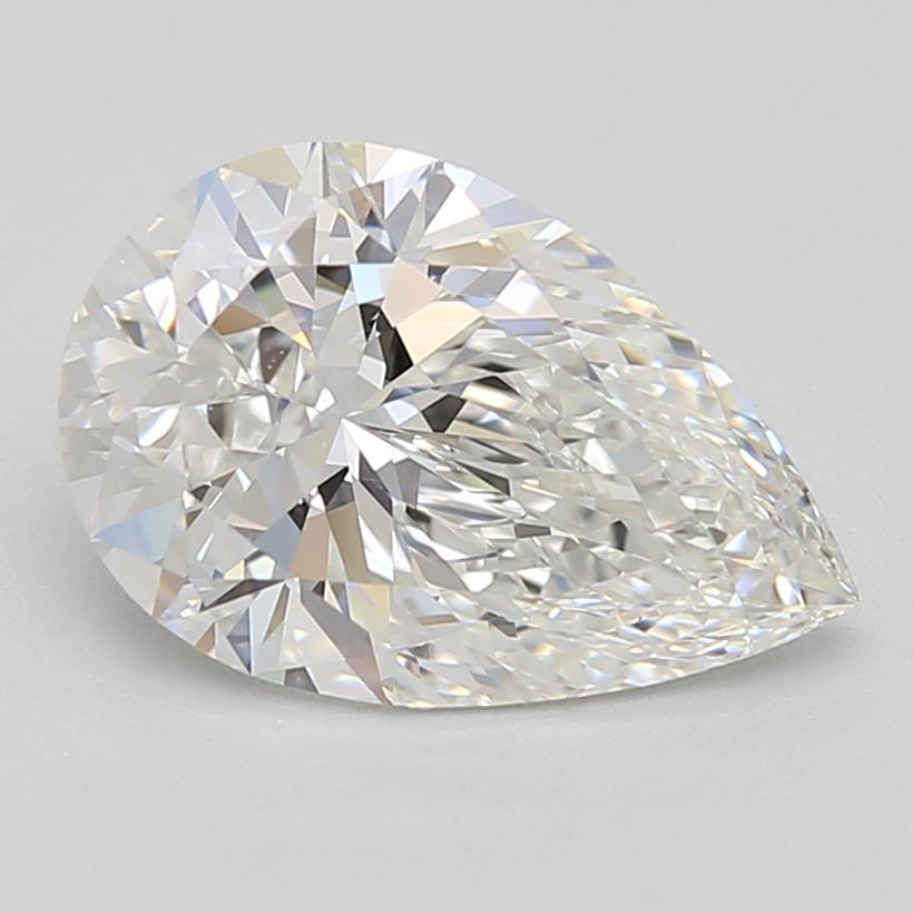2.22ct Pear F IF Lab-Grown Diamond