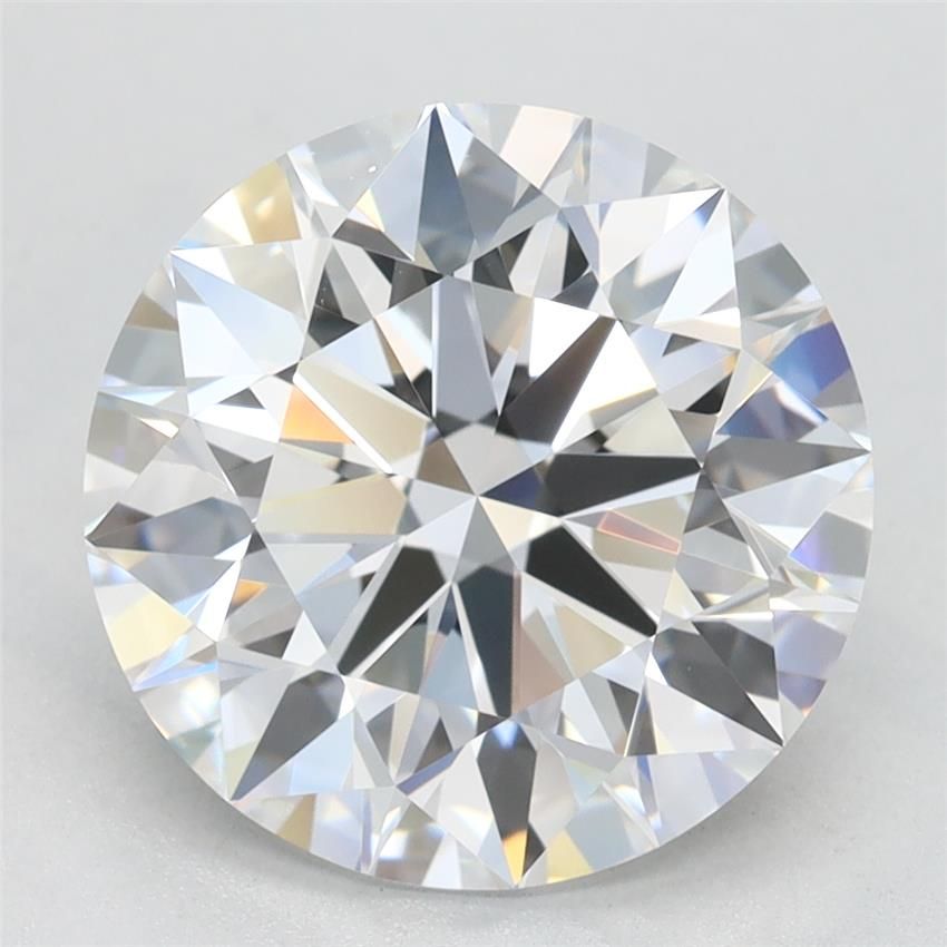 3.78ct Round D VVS2 Lab-Grown Diamond