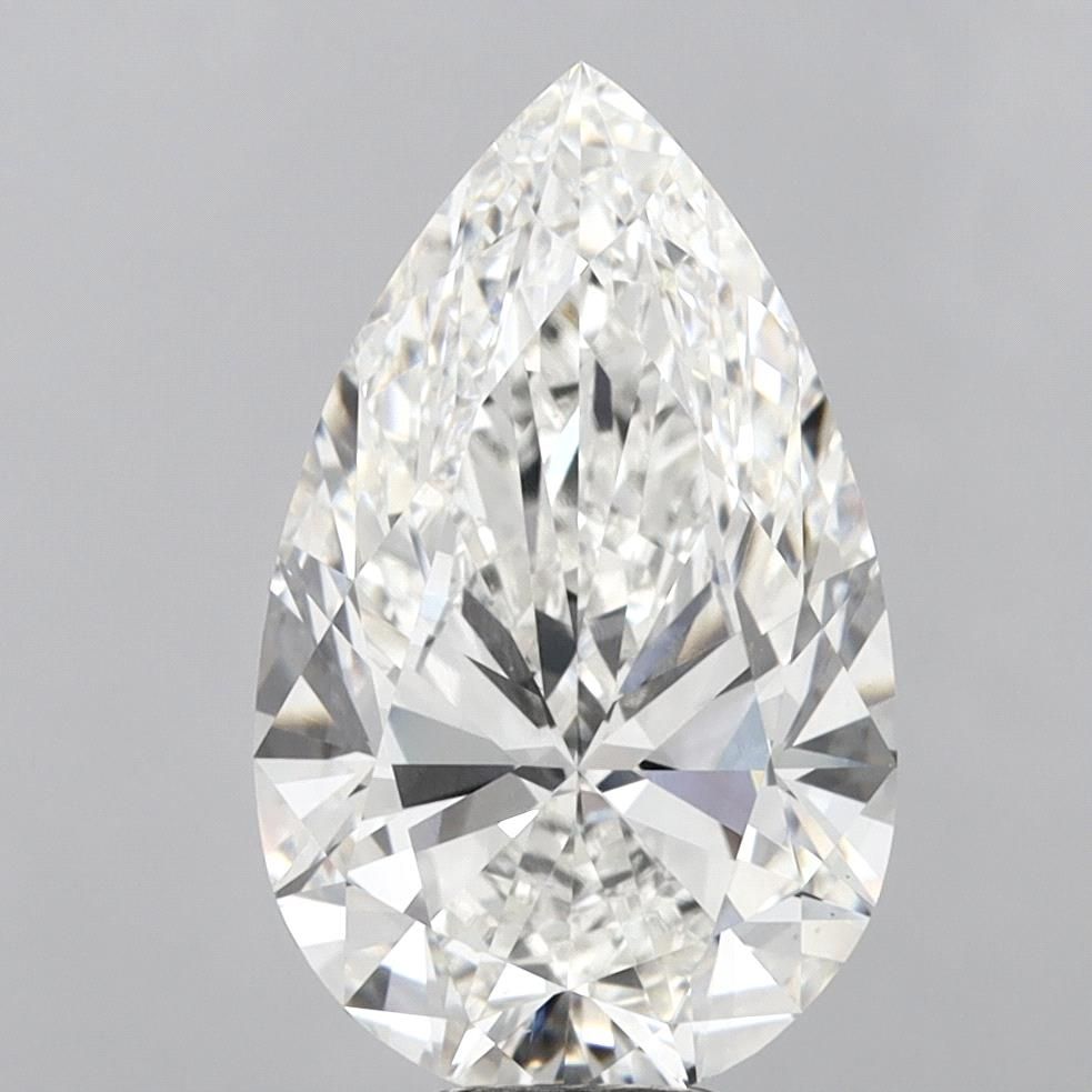 10.07 Carat PEAR Shape G Colour VS1 Clarity  Cut - White Lab Diamond - 1482158