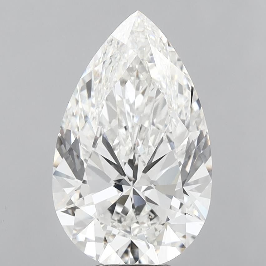 7.05ct Pear F VVS2 Lab-Grown Diamond