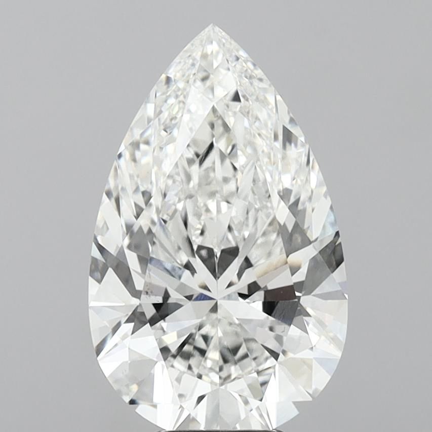 7.05ct Pear F VVS2 Lab-Grown Diamond