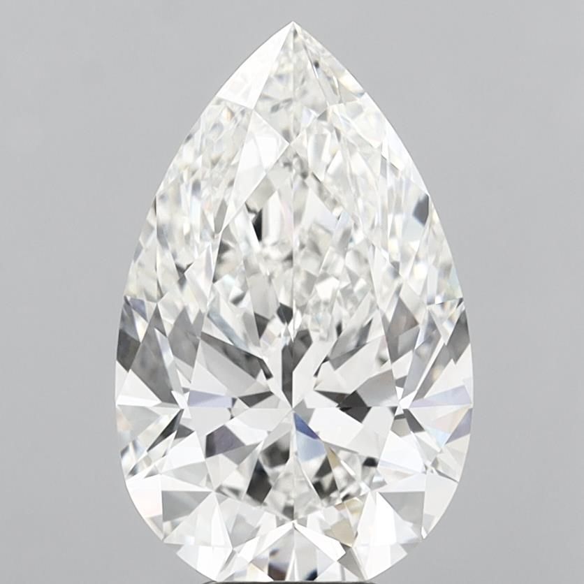 7.03ct Pear F VVS2 Lab-Grown Diamond