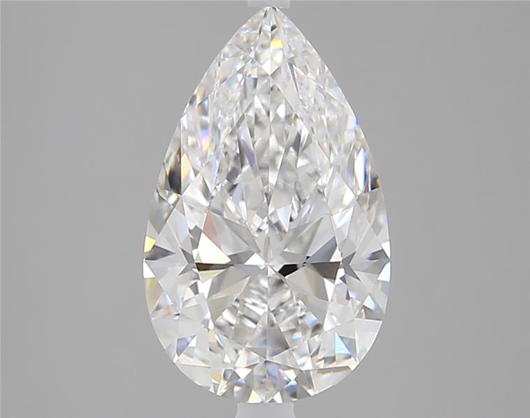 3ct Pear D IF Lab-Grown Diamond
