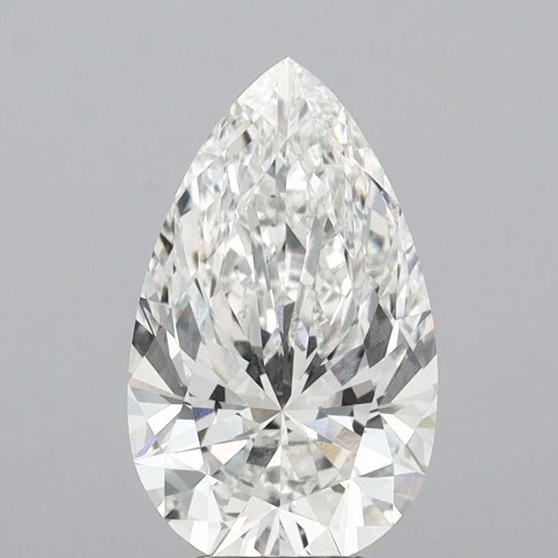 4.6ct Pear F VVS2 Lab-Grown Diamond