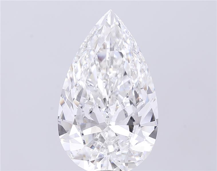 10.51 Carat PEAR Shape F Colour VVS2 Clarity  Cut - White Lab Diamond - 519610