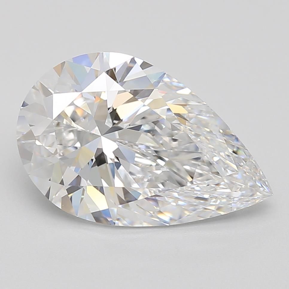 3.58ct Pear D IF Lab-Grown Diamond