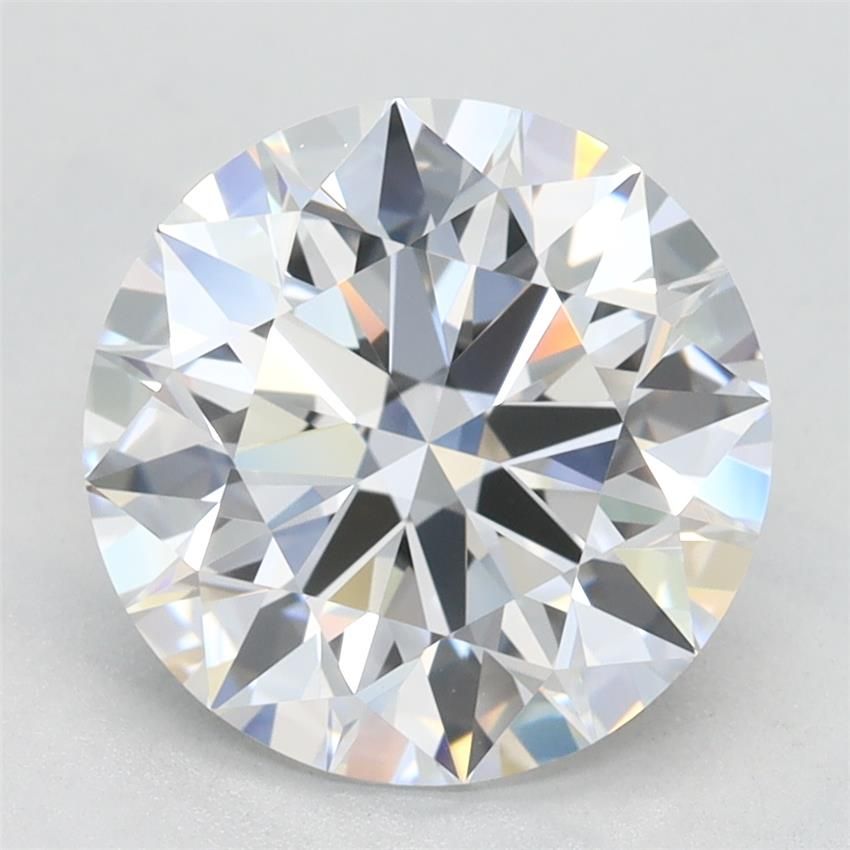 2.9ct Round D VVS1 Lab-Grown Diamond