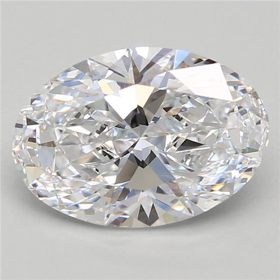 3.15ct Oval E IF Lab-Grown Diamond