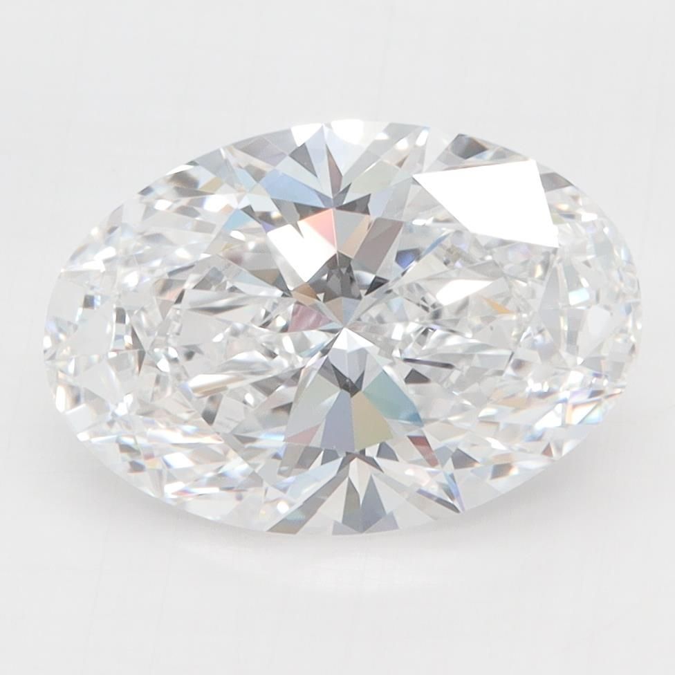 3.11ct Oval D VVS2 Lab-Grown Diamond