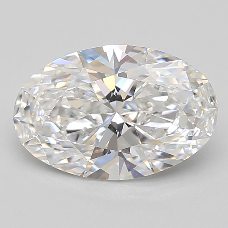 3.21ct Oval F IF Lab-Grown Diamond