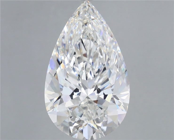 10.60 Carat PEAR Shape F Colour VVS2 Clarity  Cut - White Lab Diamond - 501210