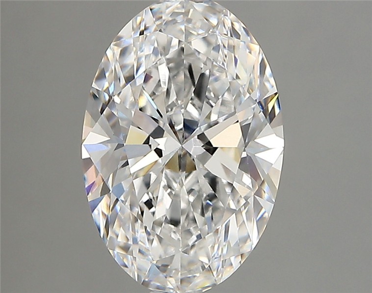 2.76ct Oval D VVS2 Lab-Grown Diamond