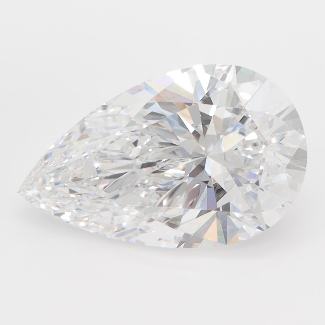 3ct Pear D FL Lab-Grown Diamond