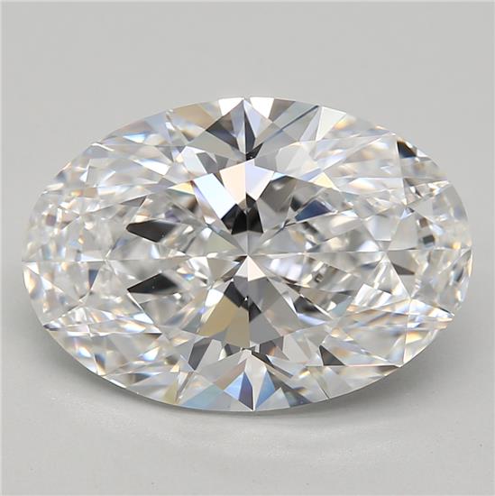 5.25ct Oval D IF Lab-Grown Diamond