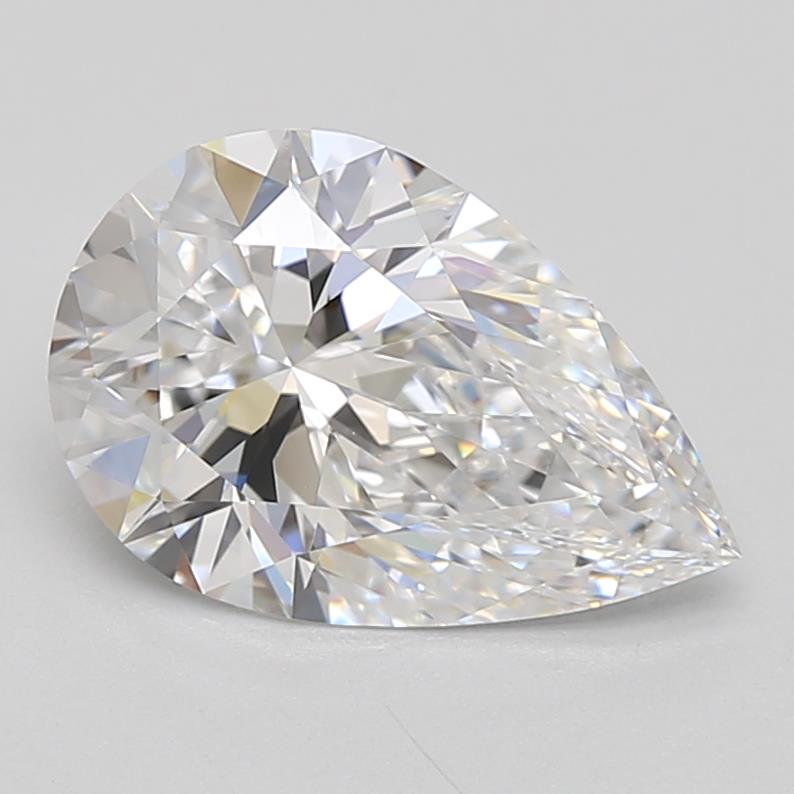 2.02ct Pear D IF Lab-Grown Diamond