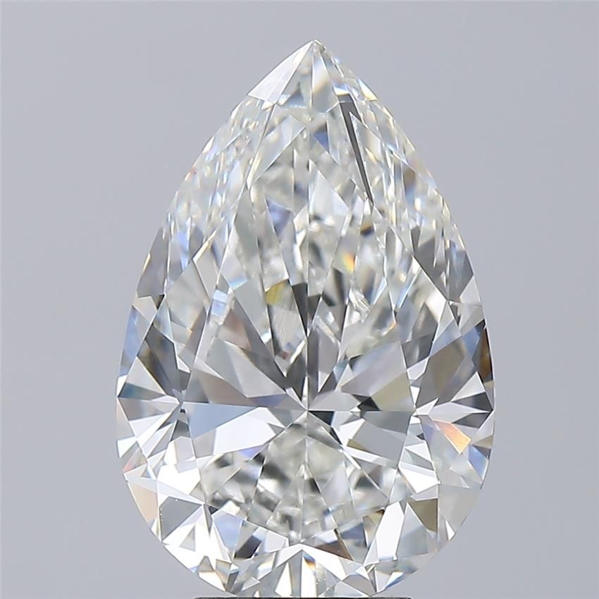 6.01ct Pear F VVS2 Lab-Grown Diamond