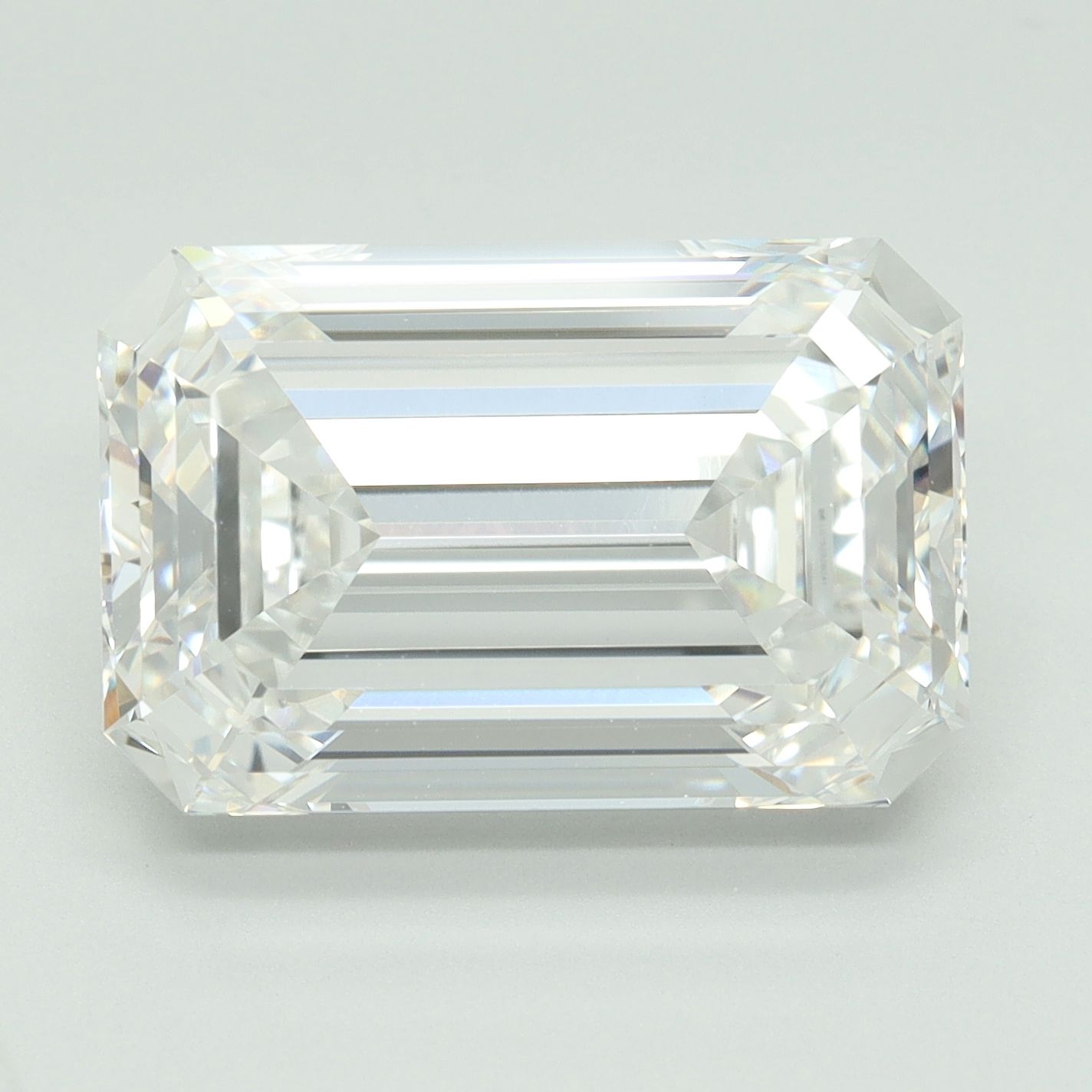 10.04 Carat EMERALD Shape F Colour VVS2 Clarity  Cut - White Lab Diamond - 562147
