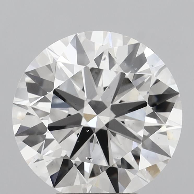 4.01ct Round F SI1 Lab-Grown Diamond