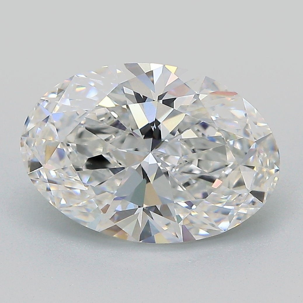 3.57ct Oval F VVS2 Lab-Grown Diamond