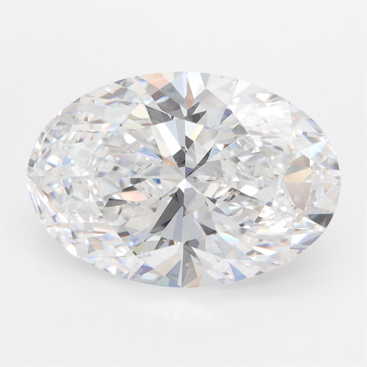 5.47ct Oval D VVS2 Lab-Grown Diamond