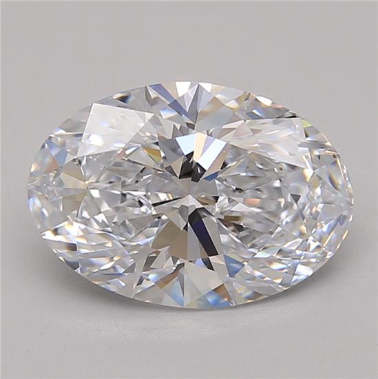 2.82ct Oval D FL Lab-Grown Diamond