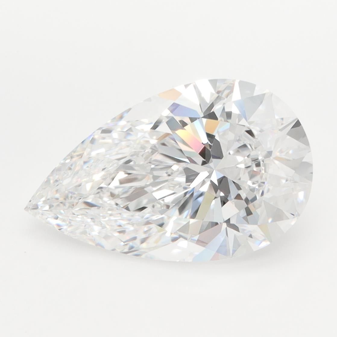 3.28ct Pear D VVS1 Lab-Grown Diamond