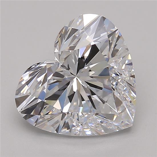 3.47ct Heart D IF Lab-Grown Diamond