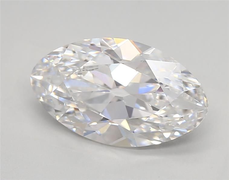 2.18ct Moval D VVS1 Lab-Grown Diamond
